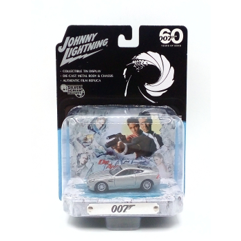 2002 Aston Martin V12 Vanquish 007 Die Another Day - 60 years of Bond set - skala 1:64 - Johnny Lightning
